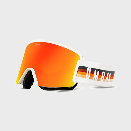 ANTIPARRAS OMBAK PAVONES RETRO WHITE MATE RED FIRE