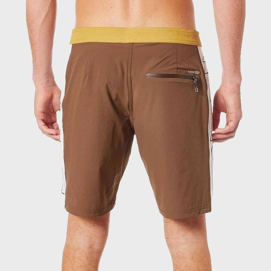 Short De Agua Katin Cairns Surf Trunk Brw Marron