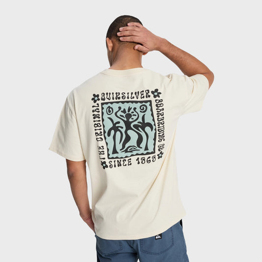 Remera Quiksilver Serenity Splash blanca para hombre