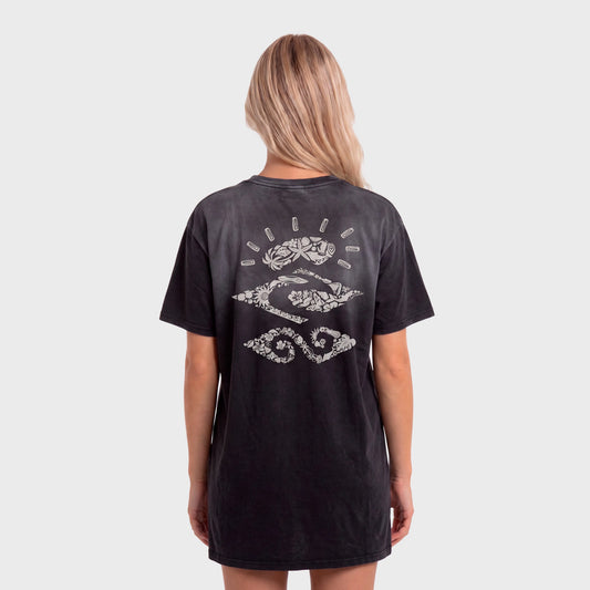 Vestido Rip Curl Acid Acosta Negro Gris Mujer
