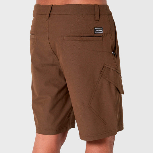 BERMUDA VOLCOM DAYS HYBRID CARGO BROWN