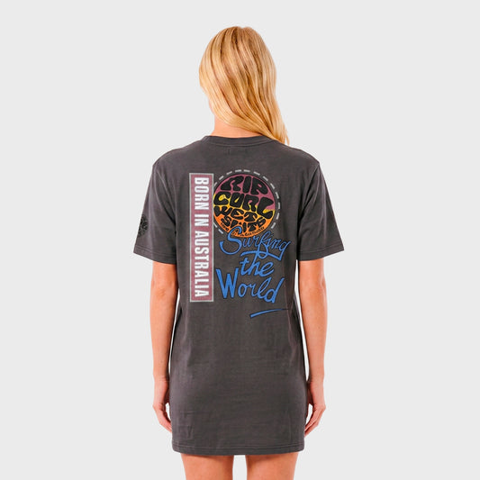 Vestido Rip Curl New Print Mujer Negro