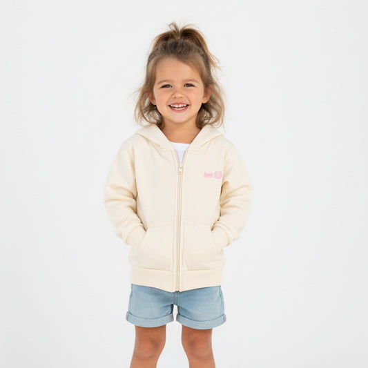 Campera Rip Curl AOTS Hibiscus Blanca Niño Algodón Estampada