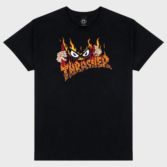 Remera Thrasher Sucka Free Negro Unisex Urbano