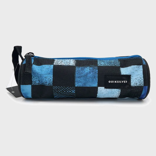 CARTUCHERA QUIKSILVER PENCIL PRINT SQUARES NAVY