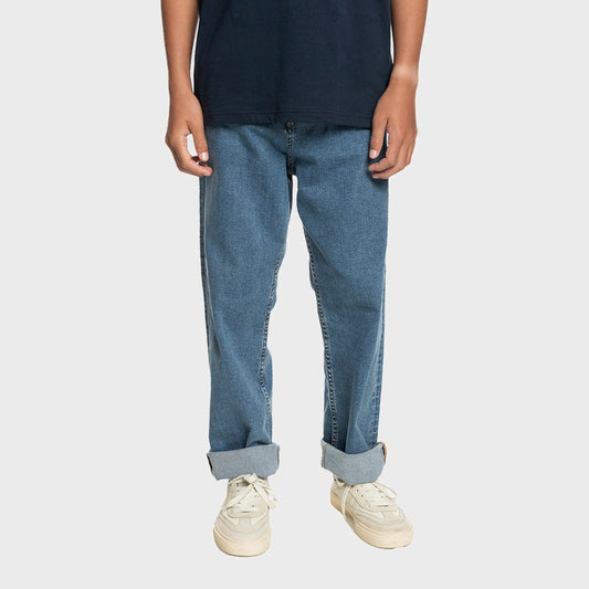 JEAN QUIKSILVER AQUA CULT AGED (AZU) BOYS