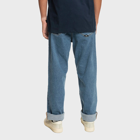 JEAN QUIKSILVER AQUA CULT AGED (AZU) BOYS
