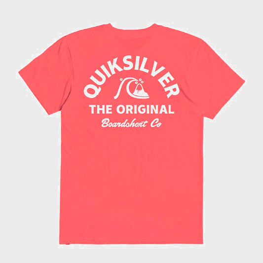 REMERA QUIKSILVER CLASSIC ARCH RED - Cross the line
