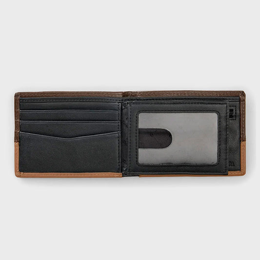 Billetera Rip Curl Slim Corp Marron Beige