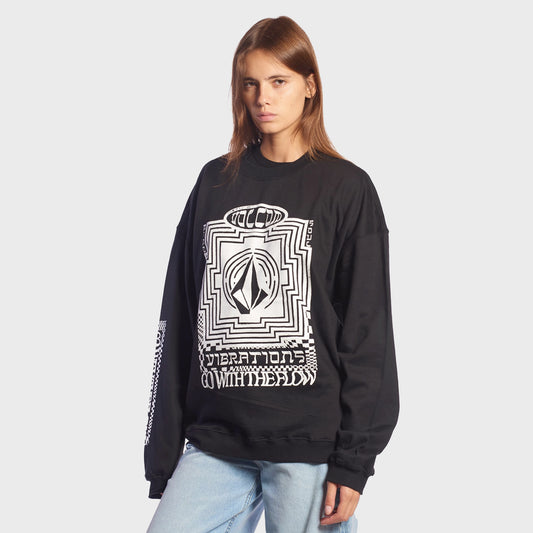 BUZO VOLCOM CREW OVER STONE MAGIC BLACK