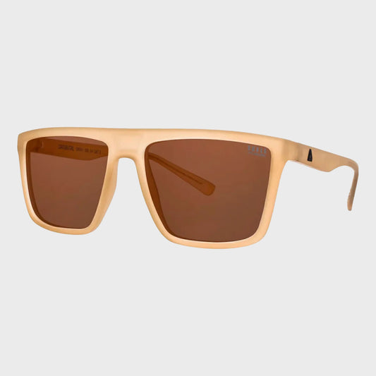 Anteojos Ombak Cambutal Beige Mate Marron Pol