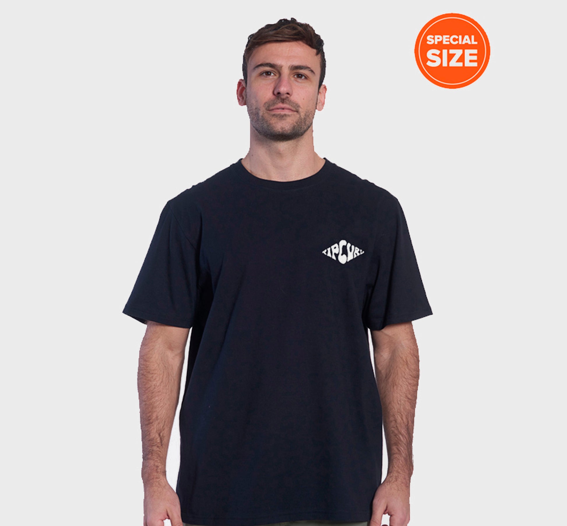 REMERA RIP CURL CLASSIC SPECIAL SIZE BLACK - Cross the line