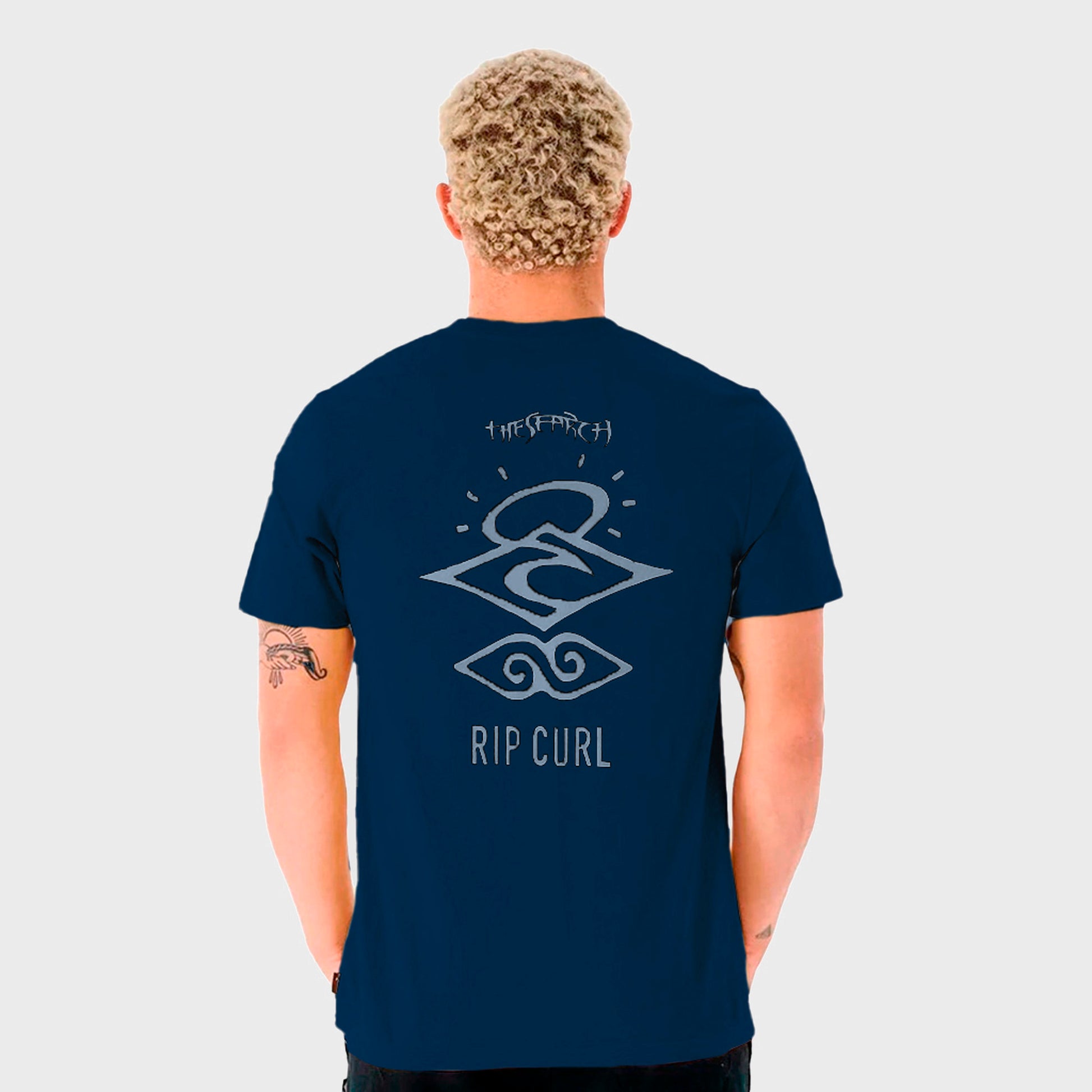 REMERA RIP CURL SEARCH BLUE N8 - Cross the line