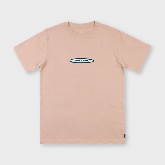 REMERA RIP CURL RLX PRINT BEIGE OK