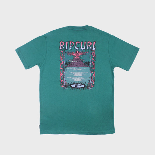 REMERA RIP CURL ERUPTION GREEN