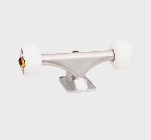 TRUCKS BULLET CON RUEDAS ASSEMBLY SILVER 145mm X UNIDAD