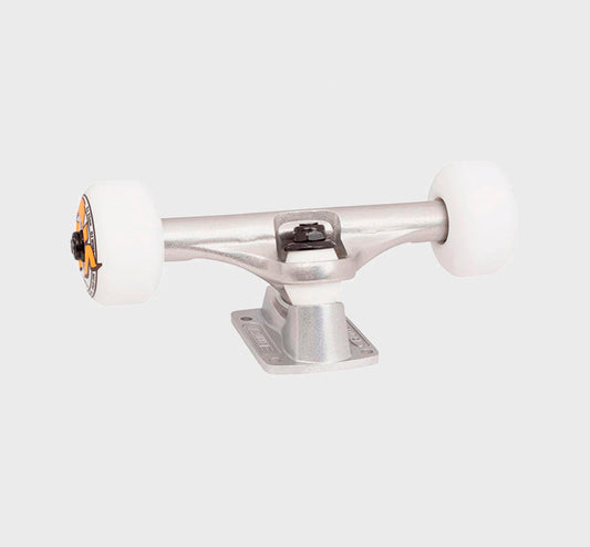 TRUCKS BULLET CON RUEDAS ASSEMBLY SILVER 145mm X UNIDAD