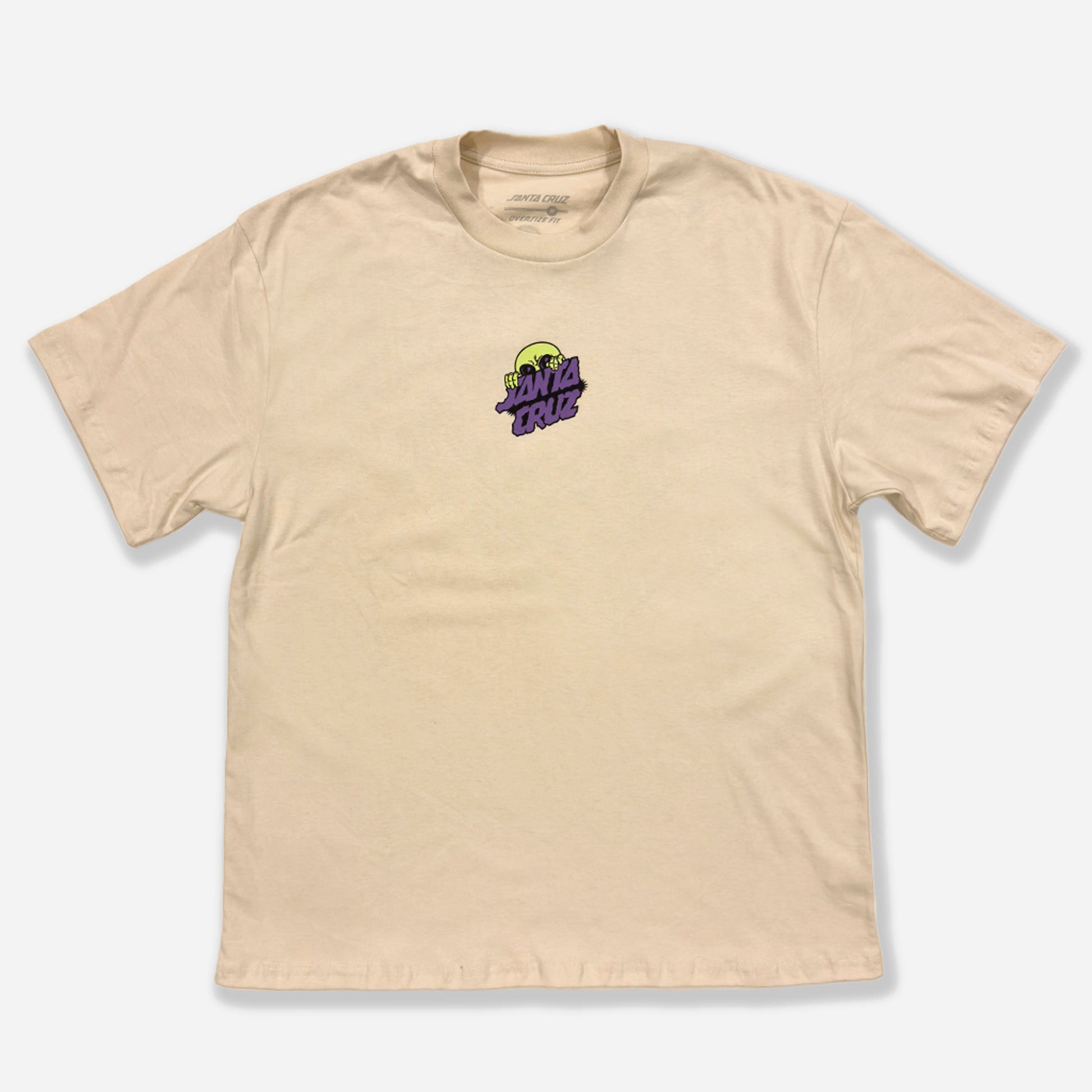 REMERA SANTA CRUZ RELAX OVER INVASION BEIGE - Cross the line