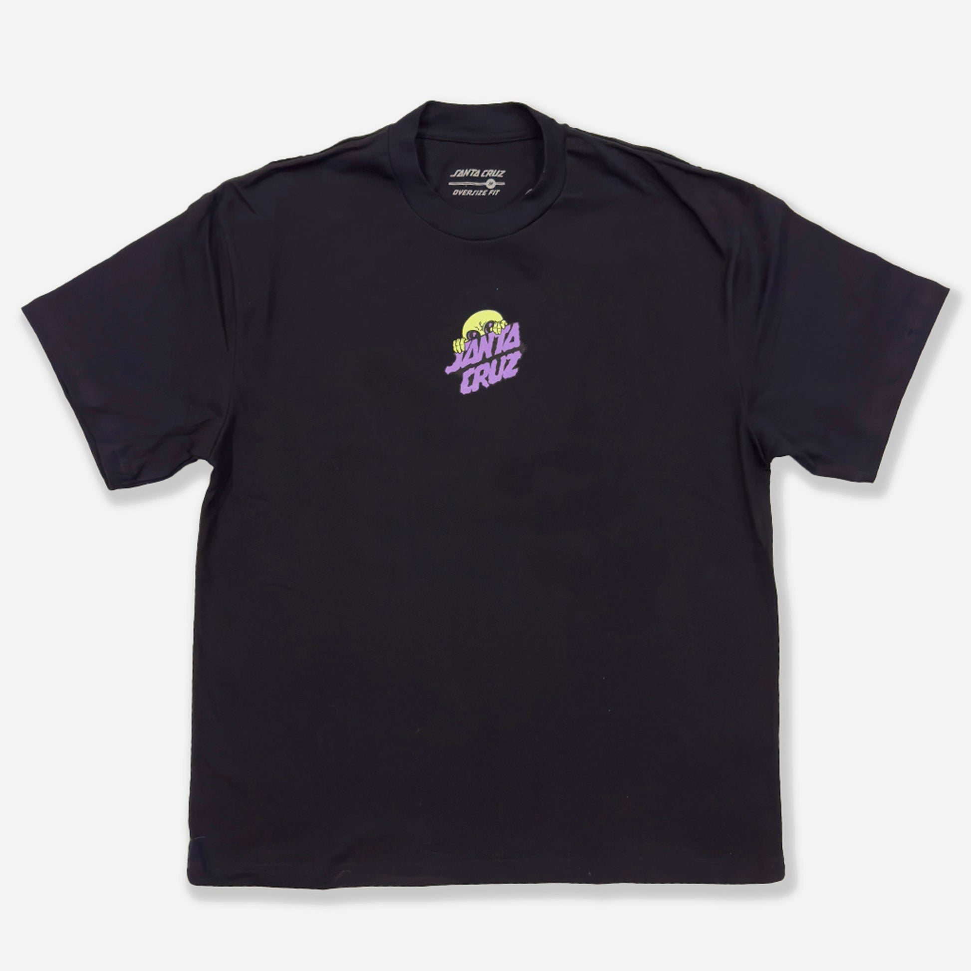 REMERA SANTA CRUZ RELAX OVER INVASION BLACK - Cross the line