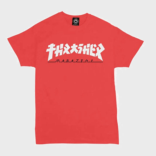 REMERA THRASHER GODZILLA RED