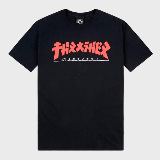 REMERA THRASHER GODZILLA BLACK