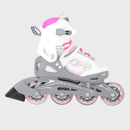 Rollers Bladerunner Phaser G Blanco Rosa Extensible