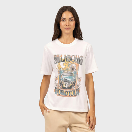 Remera Billabong World Tour Tee Blanco