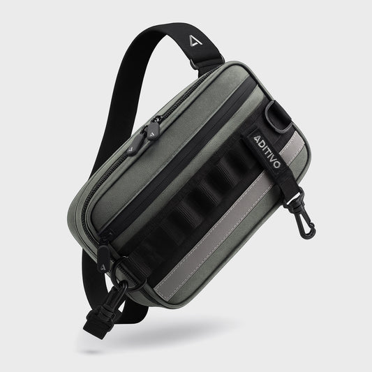 BANDOLERA MULTIUSO ADITIVO GRIS OLIVA