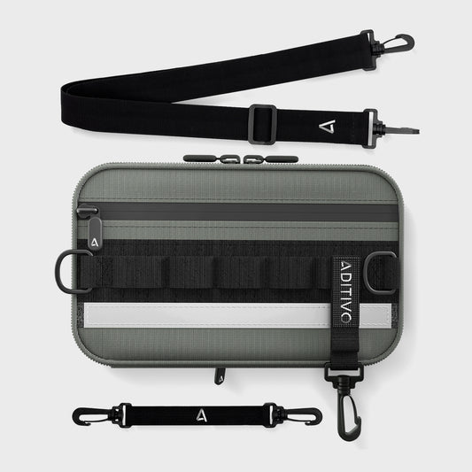 BANDOLERA MULTIUSO ADITIVO GRIS OLIVA