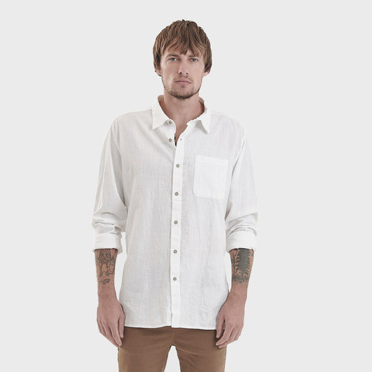 CAMISA ALTHON THE WHITE LS TSHIRT