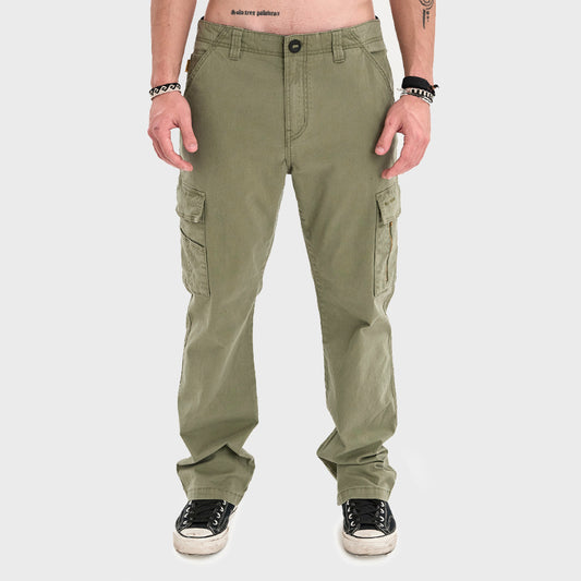 PANTALON ALTHON CARGO OLIVE GREEN