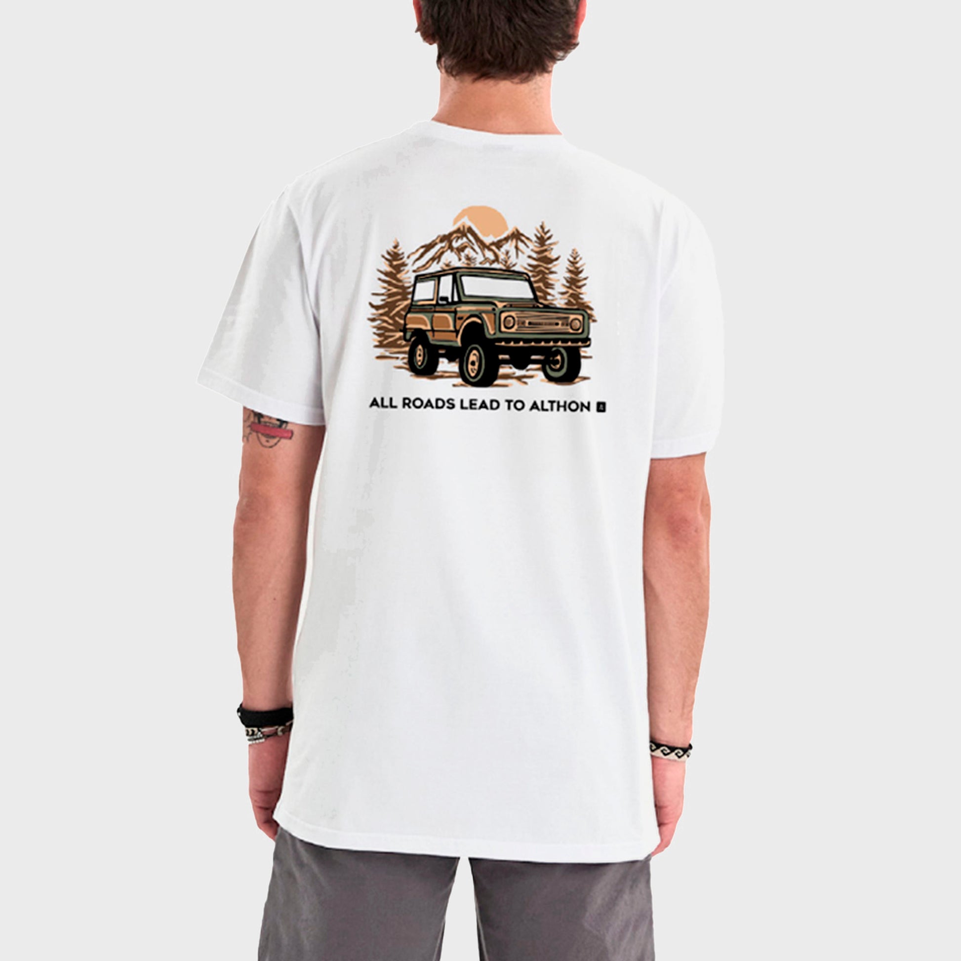 REMERA ALTHON ROADS CLASSIC TEE WHITE - Cross the line