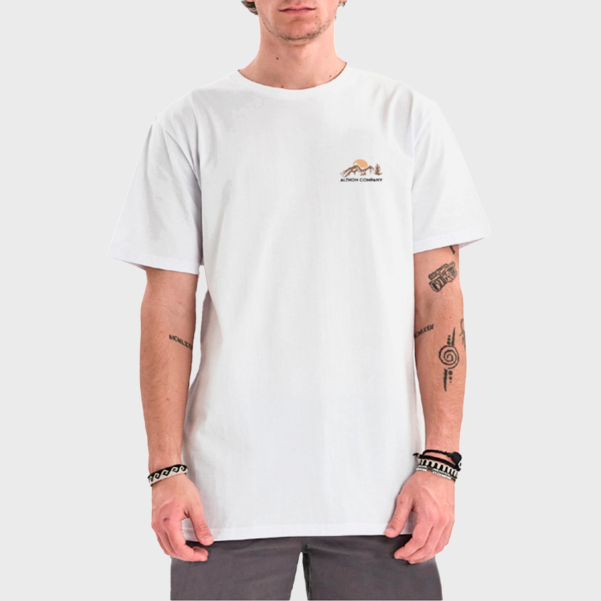 REMERA ALTHON ROADS CLASSIC TEE WHITE - Cross the line