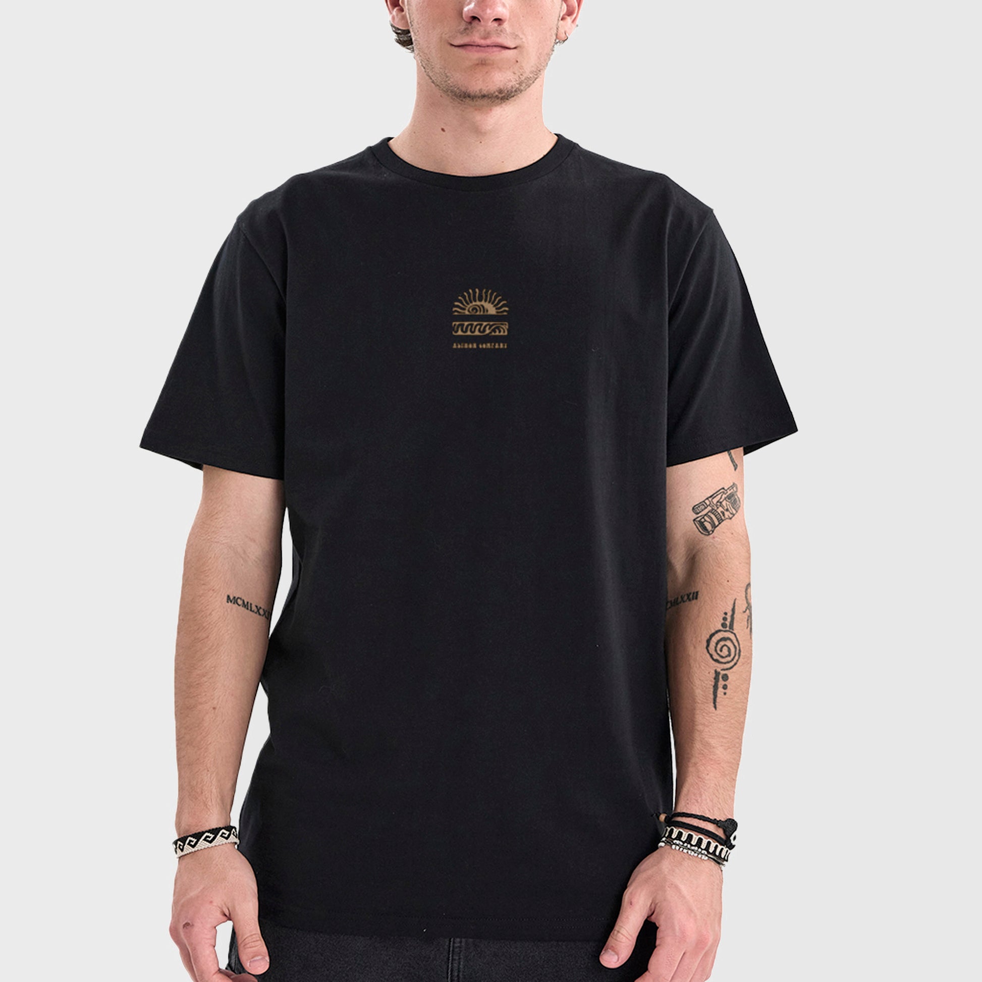 REMERA ALTHON SUNWAVES CLASSIC TEE BLACK - Cross the line
