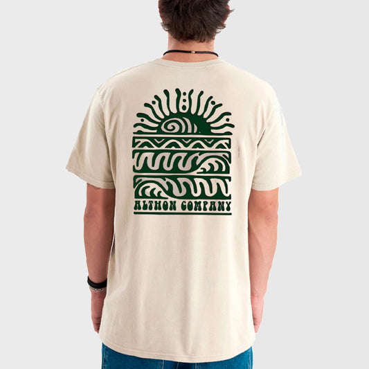 REMERA ALTHON SUNWAVES CLASSIC TEE YELLOW - Cross the line