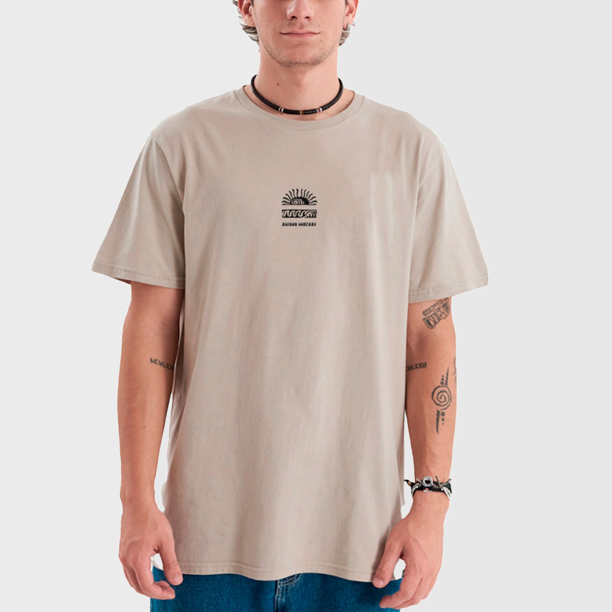 REMERA ALTHON SUNWAVES CLASSIC TEE BEIGE - Cross the line