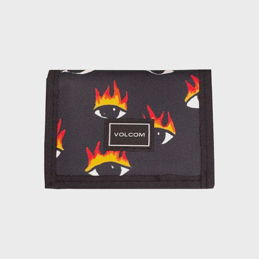 BILLETERA VOLCOM SOLID PRINT BLACK EYES