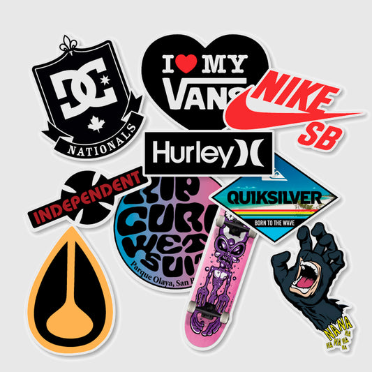 KIT DE CALCOS S PACK X10 C VINILO MATE