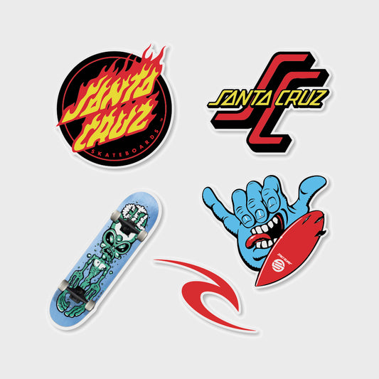 KIT DE CALCOS S PACK X5 B VINILO MATE