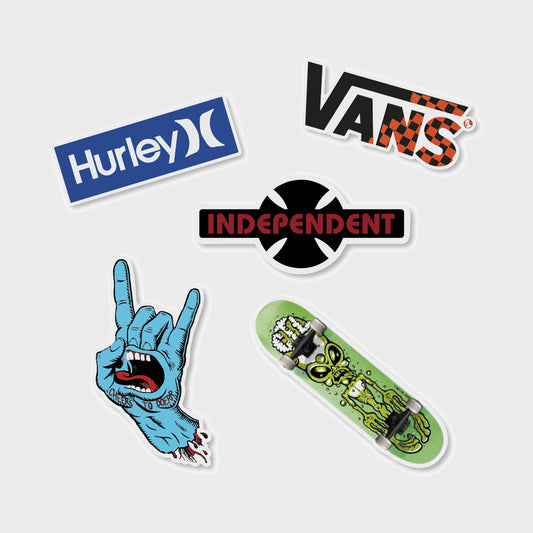 KIT DE CALCOS S PACK X5 C VINILO MATE