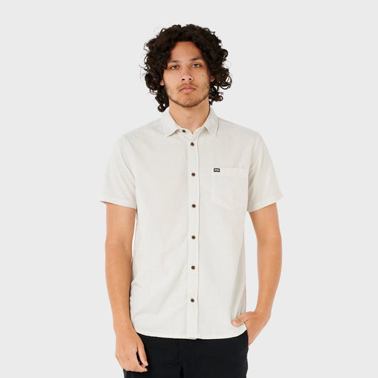 CAMISA RIP CURL STANDARD GASA PLAIN WHITE