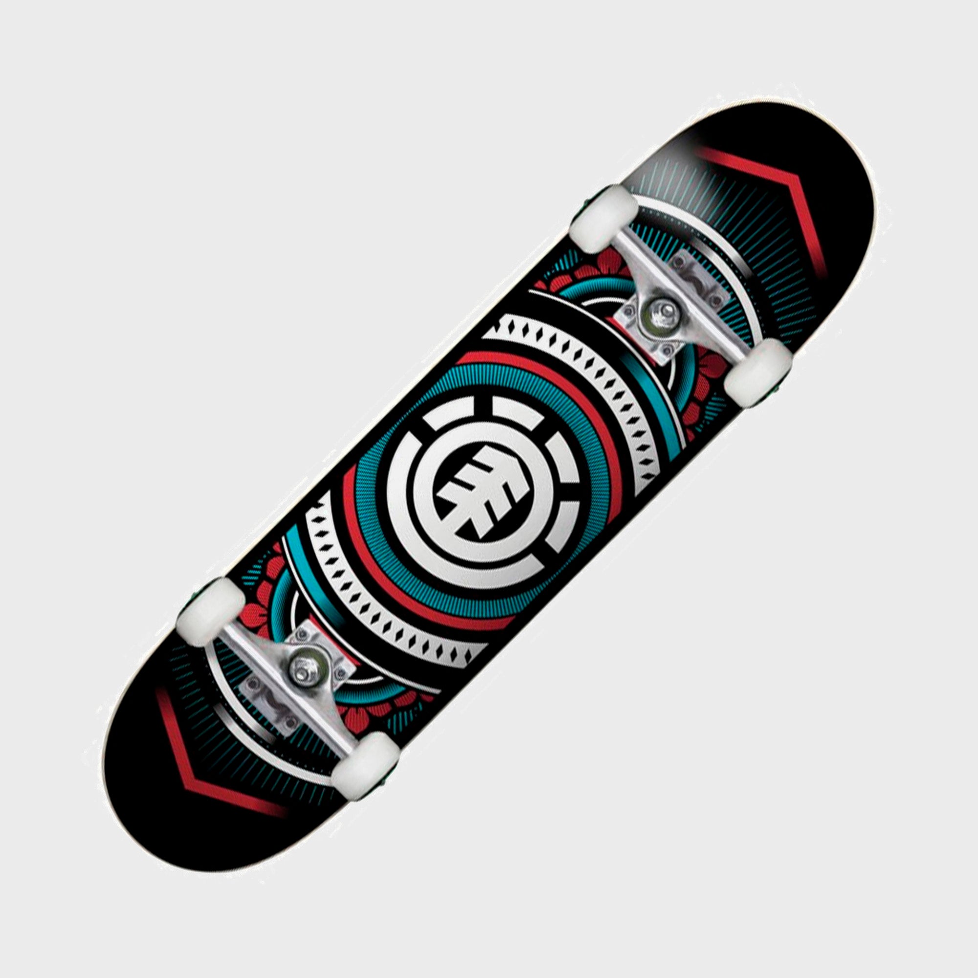 SKATE ELEMENT COMPLETO HATCHED RED BLUE – Cross the line