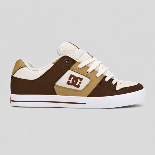 ZAPATILLAS DC PURE (BW2) CREAM BROWN MENS/HOMBRE