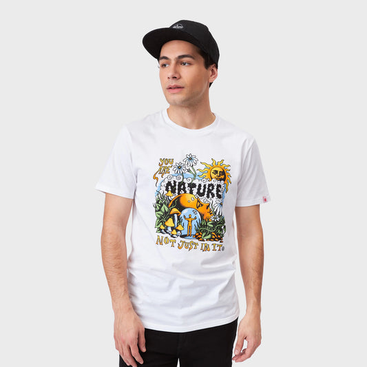 Remera Element Not just in it Hombre blanco