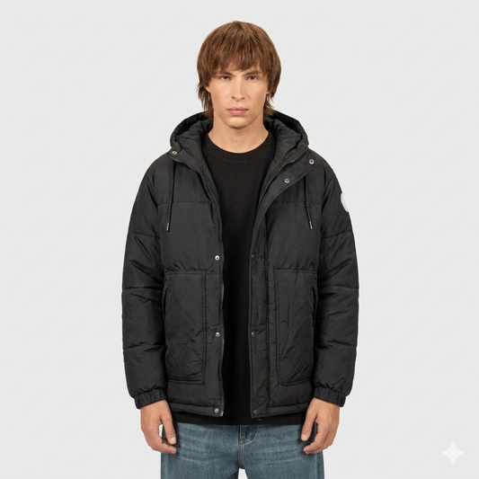 Campera CTL shelter puffer negro para hombre