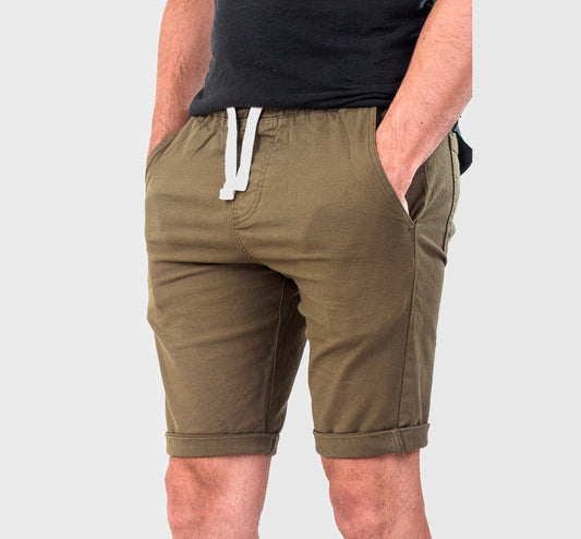 BERMUDA JOGGERS CHINO GREEN