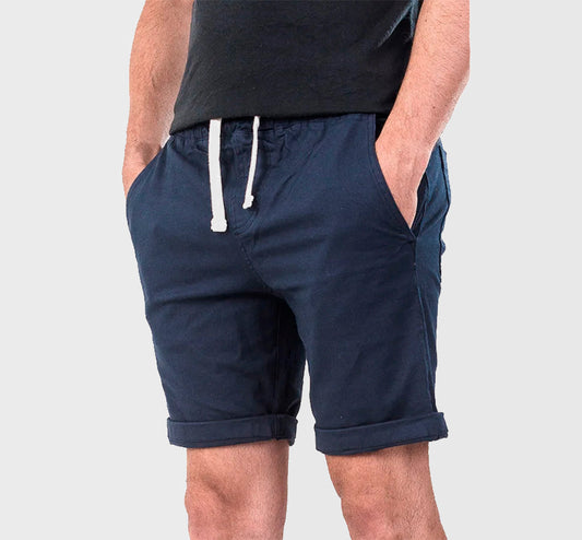 BERMUDA JOGGERS CHINO BLUE