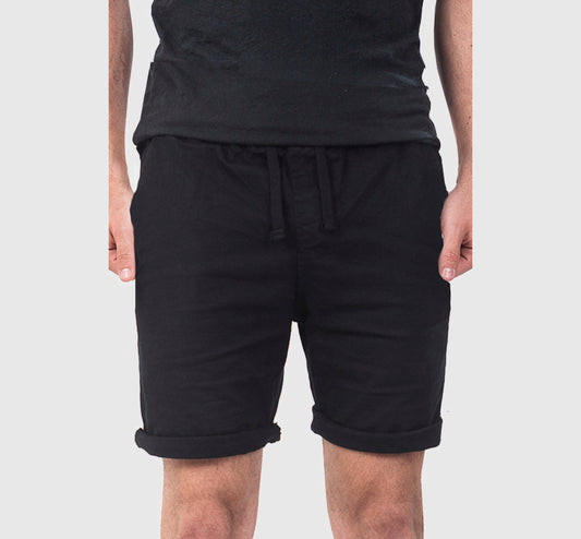 BERMUDA JOGGERS CHINO BLACK