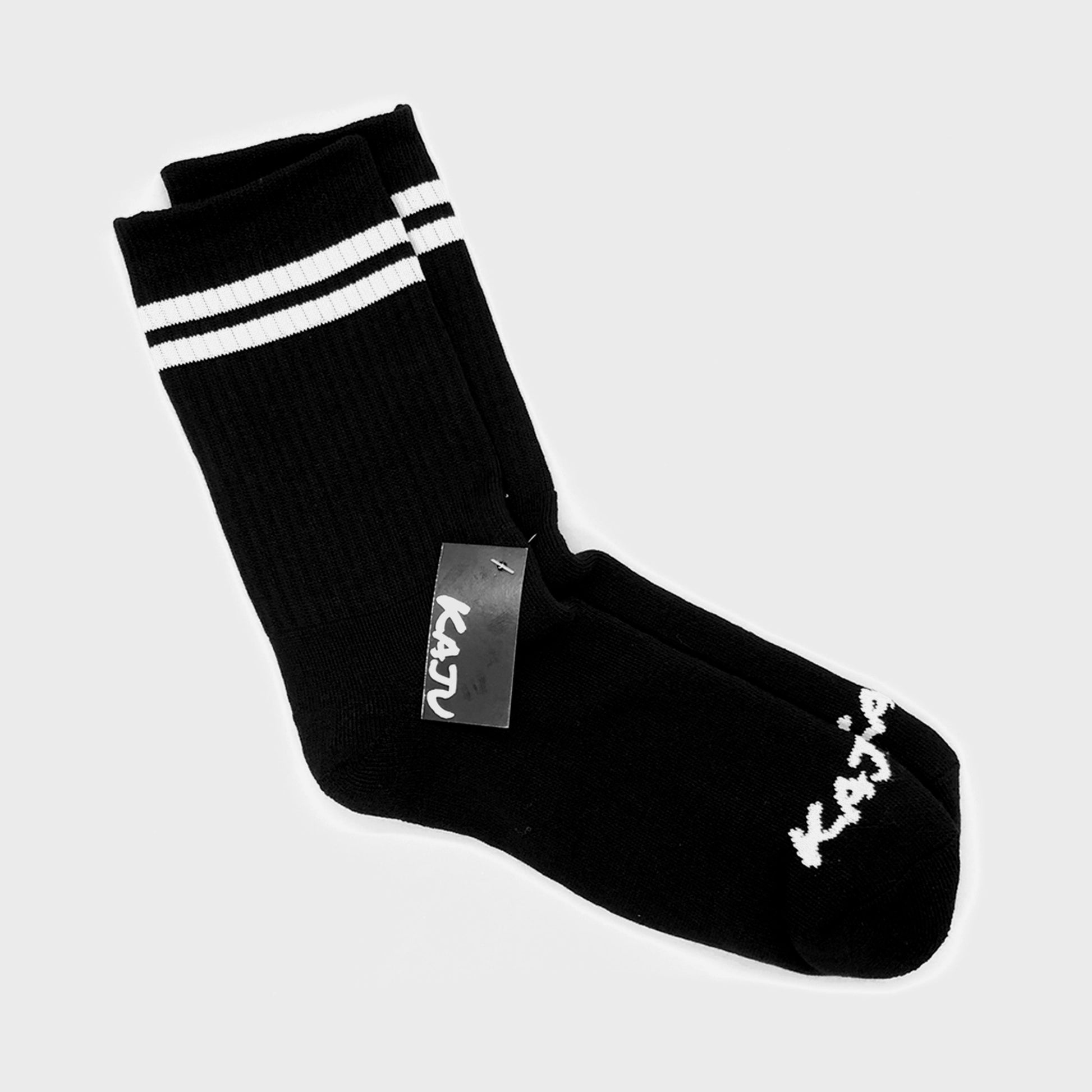 MEDIAS KAJU STRIPE BLACK WHITE - Cross the line
