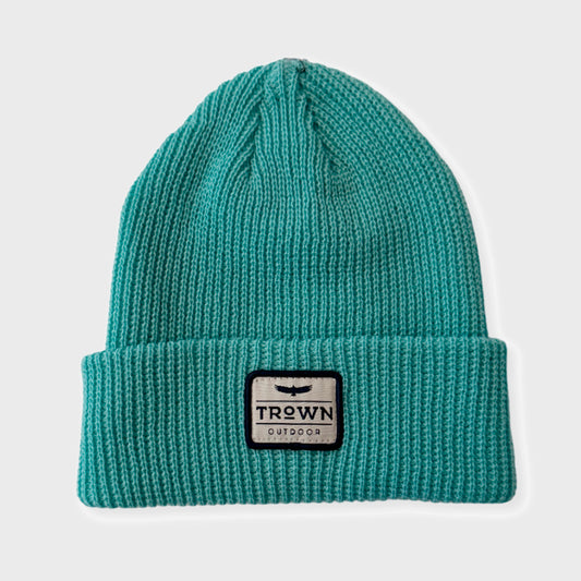 BEANIE TROWN PATCH TROWN INVERTED LIGHT BLUE